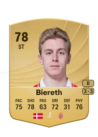 Mika Biereth Common 78 OVR