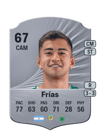 Franco Frías Rare 67 OVR