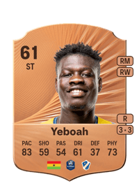 Emmanuel Yeboah Rare 61 OVR