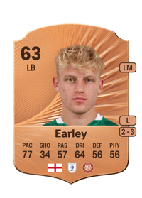 Saxon Earley Rare 63 OVR