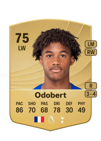Wilson Odobert Common 75 OVR