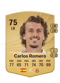 Carlos Romero Common 75 OVR