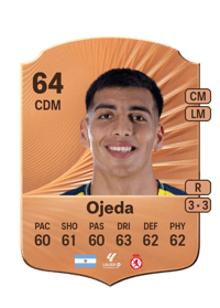 Thiago Ezequiel Ojeda Rare 64 OVR