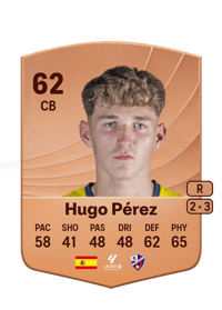Hugo Pérez Common 62 OVR