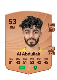 Mohammed Al Abdullah Common 53 OVR