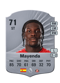 Eliezer Mayenda Rare 71 OVR