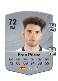 Fran Pérez Common 72 OVR