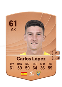 Carlos López Common 61 OVR