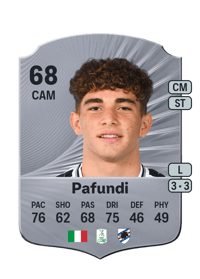 Simone Pafundi Rare 68 OVR