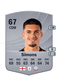 Xavier Simons Common 67 OVR