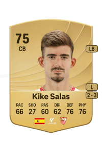 Kike Salas Common 75 OVR