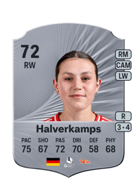 Antonia Halverkamps Rare 72 OVR