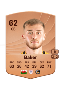 Matt Baker Common 62 OVR