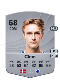 William Clem Common 68 OVR