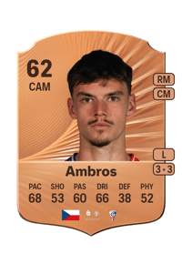 Lukáš Ambros Rare 62 OVR
