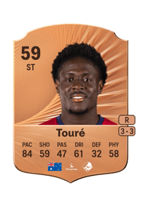 Musa Touré Rare 59 OVR