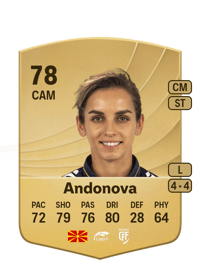 Nataša Andonova Common 78 OVR