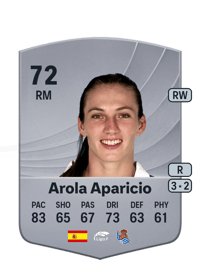 Arola Aparicio Common 72 OVR