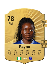 Toni Payne Rare 78 OVR