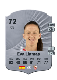Eva Llamas Rare 72 OVR