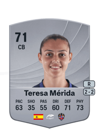 Teresa Mérida Common 71 OVR