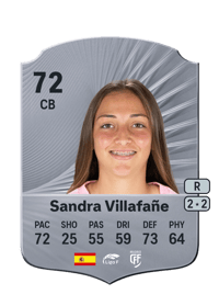 Sandra Villafañe Rare 72 OVR
