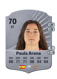 Paula Arana Rare 70 OVR