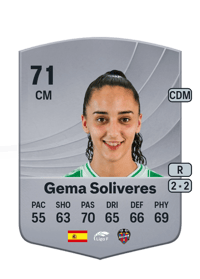 Gema Soliveres Common 71 OVR
