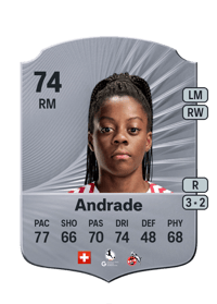 Lydia Andrade Rare 74 OVR