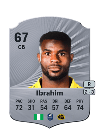 Buhari Ibrahim Rare 67 OVR