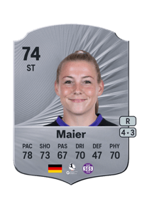 Ramona Maier Rare 74 OVR