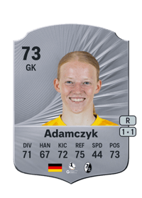 Rebecca Adamczyk Rare 73 OVR