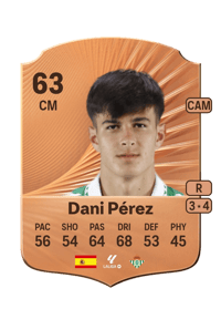 Dani Pérez Rare 63 OVR