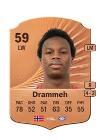 Omar Bully Drammeh Rare 59 OVR