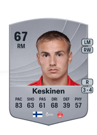 Topi Keskinen Common 67 OVR