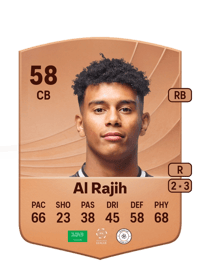 Mubarak Al Rajih Common 58 OVR