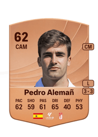 Pedro Alemañ Common 62 OVR