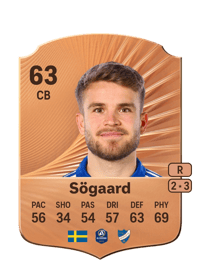 Amadeus Sögaard Rare 63 OVR