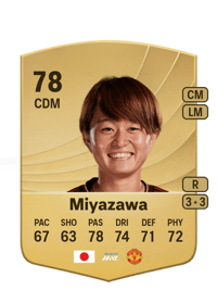 Hinata Miyazawa Common 78 OVR