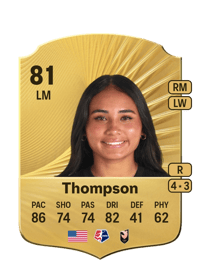 Alyssa Thompson Rare 81 OVR
