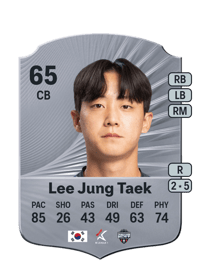 Lee Jung Taek Rare 65 OVR