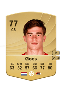 Wouter Goes Common 77 OVR