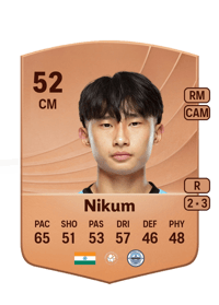 Gyamar Nikum Common 52 OVR