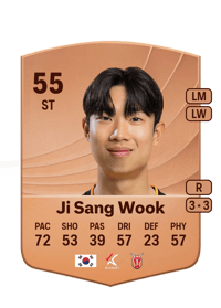 Ji Sang Wook Common 55 OVR