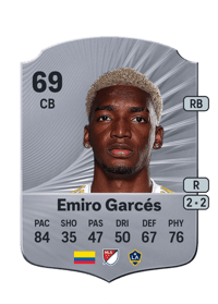 Emiro Garcés Rare 69 OVR