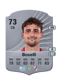 Sebastián Boselli Rare 73 OVR