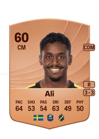 Abdihakim Ali Common 60 OVR