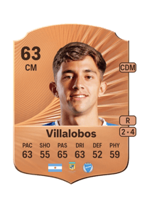 Agustín Villalobos Rare 63 OVR