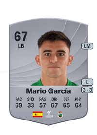 Mario García Common 67 OVR