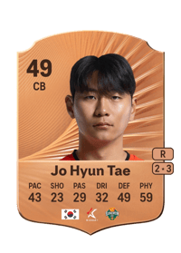 Jo Hyun Tae Rare 49 OVR